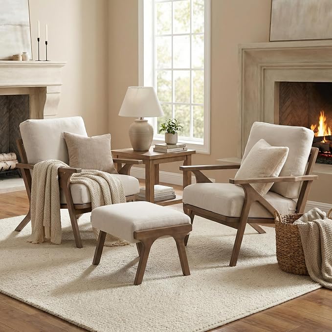 HNY Mid Century Modern Accent Chair - Image 7