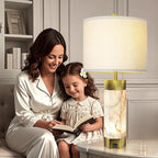 Natural Alabaster Table Lamps Set of 2, Table Lamp - Image 5