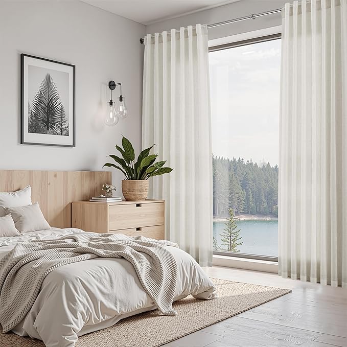 Mousse White Curtains 90 Inches Long - Image 7