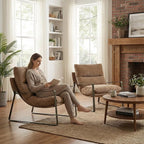 LukeAlon Modern Chenille Accent Armchair, Upholstered Lounge Chair - Image 7