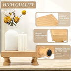 EOSAHR Modern Farmhouse Wood Riser - Image 5
