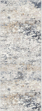 DMOYEST Washable Runner Rug for Hallway: 3x8 Neutral Modern Abstract Low Pile - Image 8
