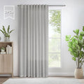 60 Inch Wide Curtains Gray for Boys Bedroom Teen Girls 90 Inches Long Linen by Pitalk