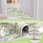 Yamaziot Washable Runner Rug, 2x8 Non-Slip Boho Vintage Hallway Kitchen Rug | - Image 5