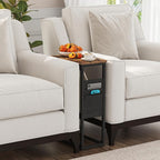 TUTOTAK C Shaped End Table, Side Table - Image 9
