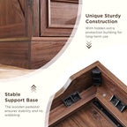 ACCOHOHO Farmhouse Nightstand - Image 5