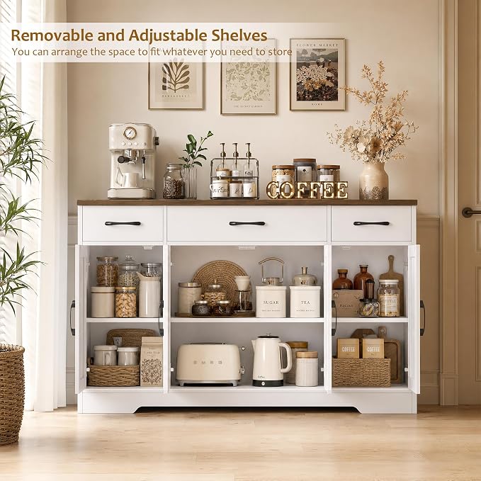 HOSTACK Buffet Sideboard Cabinet - Image 7