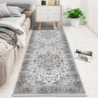 HEBE Hallway Runner Rug 2'x6', Washable Non Slip Kitchen Rug Runner | Soft Boho - Image 7