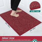 BEQHAUSE Kitchen Rugs 24"x36", Kitchen Mats - Image 2