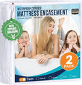Utopia Bedding Mattress Protector Zippered Twin Size, 100% Waterproof Bed Bug by UTOPIABEDDING