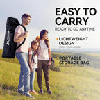 Huskfirm 3 Person Camping Chairs Folding Double Camping Chair Portable - Image 7