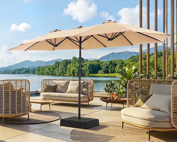 SUPERJARE 13FT Outdoor Patio Umbrella by SUPERJARE