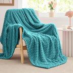 BEDELITE Teal Throw Blanket for Couch, Soft Cozy Gifts for Women, 50 * 60 | 3D - Image 9