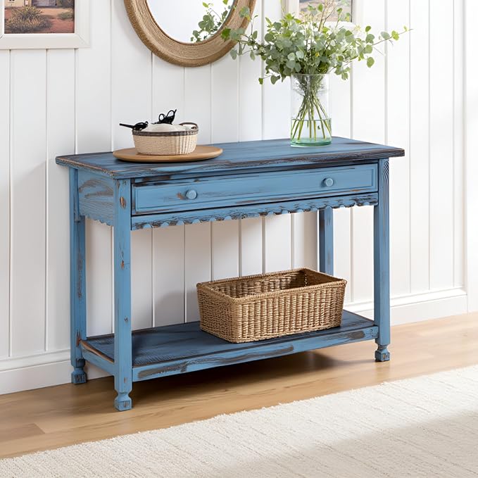 Country Cottage Console Table by AlaterreFurniture