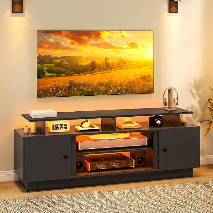 YITAHOME Modern TV Stand for 80 inch TVs, Entertainment Center - Image 7