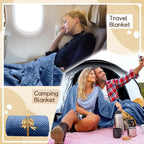 4 Pack Fleece Throw Blankets 50x60 Inches – 270 GSM Ultra Soft Flannel - Image 6