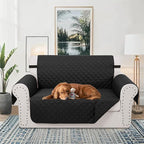 Reversible 45" Small Loveseat Sofa Covers, Friendly Furniture Protector - Image 2