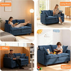 Loveseat Sofa Cloud Sofa Couch 50'', Modern Loveseats 2 Seat Couch 27" Deep Seat - Image 9