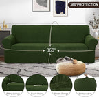 U-NICE HOME 4 Seater Stretch Couch Cover - Image 3