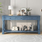 Knocbel 64 Inch Long Antique Entry Console Table - Image 3