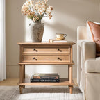 HULALA HOME Farmhouse Nightstand Set of 2 - Image 9