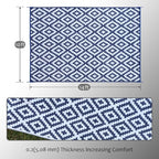 SAND MINE Reversible Mats, Plastic Straw Rug, Modern Area Rug, Large Floor Mat - Image 2