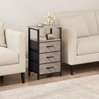 Vagusicc Nightstand with Charging Station, Bedside Table with USB Ports and - Image 4