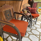Sqodok Outdoor Cushion Covers 24x24 inch, Wicker Chair - Image 7