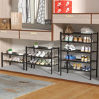 ROMGUAR CRAFT 5 Tier Bamboo Shoe Rack - Image 4