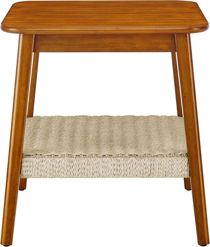 Mid-Century Modern Boho Side Table - Image 6