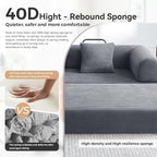 Sofa Bed, Corduroy Sleeper Sofa Bed - Image 7