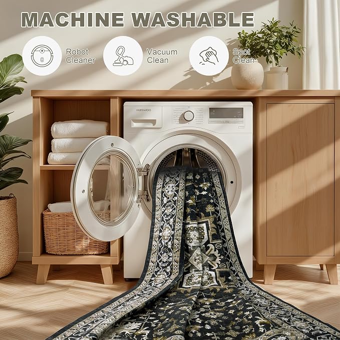 10x12 Area Rugs Living Room: Washable Rug - Image 6