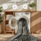 9x12 Area Rugs Living Room: Washable Rug - Image 8