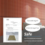 Art3d 4 Pack 47.2 x 23.6in. Wood Slat Acoustic Panels - Image 3
