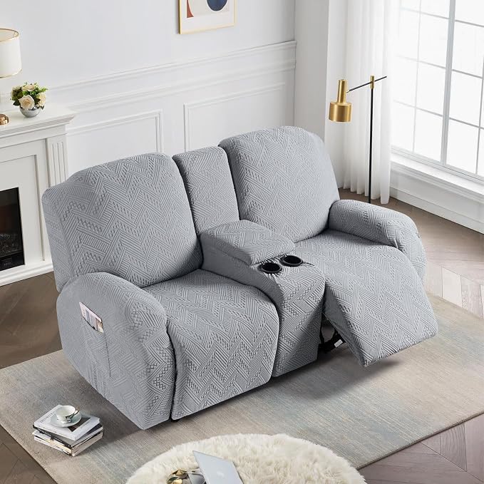 Ruaozz Loveseat Recliner Covers - Image 7