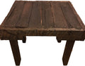Reclaimed Pallet Wood End Table by Unknown