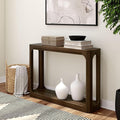 Plank+Beam Forma Console Table, 46 Inch, Solid Wood Sofa Table, Entryway Table by PlankBeam