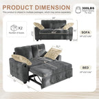 Hanherry 59" Loveseat Couch - Image 2
