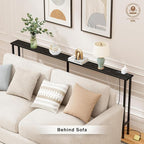 Keelian 102" Narrow Console Sofa Table - Image 2