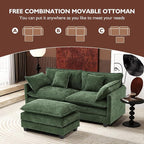 Ihanherry 77" L Shaped Modern Sofa Modular Sectional Cloud Couch - Image 6