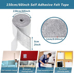 Shappy 2 Packs 120 x 2 x 0.04 Inch Felt Strips - Image 2