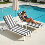 72x21x4in Lounge Cushions for Outdoor Furniture, Outdoor Lounge Chair Cushions - Image 7