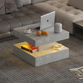 HedoAjim Small Grey Led Coffee Table by HedoAjim