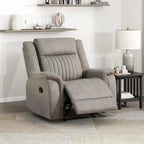 Lexicon Manual Recliner Chair, Polished Microfiber Reclining Sofa Chair by Lexicon