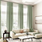 Light Sage Linen Curtains 100 Inches Long - Image 7