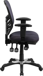 Flash Furniture Nicholas Mid-Back Swivel Office and Gaming Chair, Ergonomic - Image 6