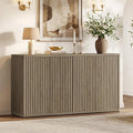 SICOTAS Buffet Cabinet with Storage Accent Sideboard with 4 Doors 66.3" Wide by SICOTAS