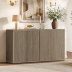 SICOTAS Buffet Cabinet with Storage Accent Sideboard with 4 Doors 66.3" Wide by SICOTAS