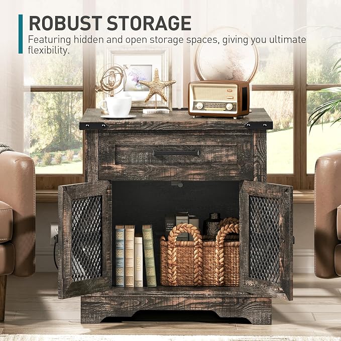 RALGEND Farmhouse End Table - Image 6