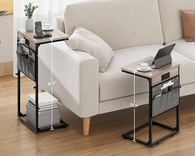 Vagusicc C-Shaped End Table Set of 2 - Image 2